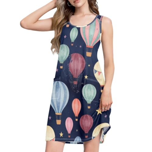 Robe d'été débardeur sans manches fluide pour vos vacances ensoleillées