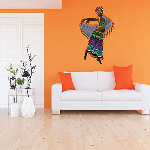 Image of Rangoli Vinyl Wall Sticker Self-Adhesive Wall Decor for Home, Office, Bedroom, and Living Room Decor Easy to Apply & Peel. Parent 5, Design-8