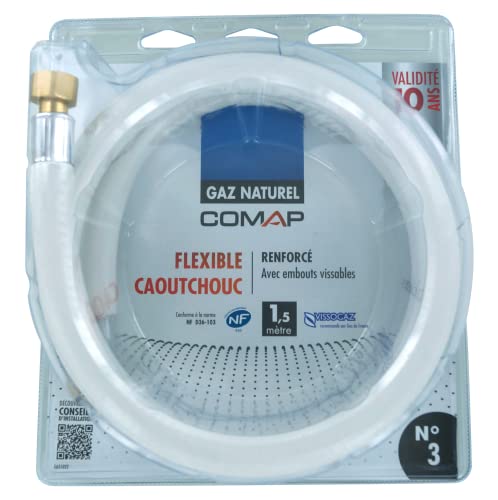 Comap s651022 flexibel Erdgas 1,50 m, Gummi