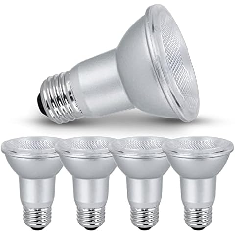 Xtricity LED PAR20 Dimmable Flood Light Bulb, 7 Watt (50W Equivalent), 500 Lumens, 5000K Soft White, 120V, Indoor/Outdoor, Energy Star Certified, UL Listed (4 Pack) Cover