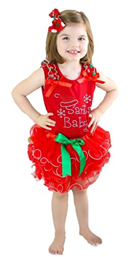 Disfraz de Papá Noel para bebé el regalo de Navidad perfecto para niñas de 1 a 8 años