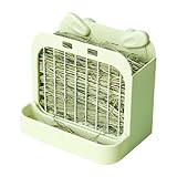 Heu Spender für Kaninchen,Futter Spender Rack - Großer Vorratsbehälter Für Kleintierheu,Für Chinchilla Hamster Wüstenrennmäuse Pflanzenfressende Kleintiere Gleitbeutler Käfig Heimfütterung