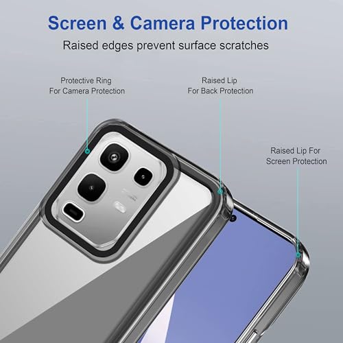 Image of Zapcase Back Case Cover for Infinix Note 50s 5G+ | Compatible for Infinix Note 50s 5G+ Back Cover | Case Cover with Camera Protection | (TPU + PC | Translucent Black)