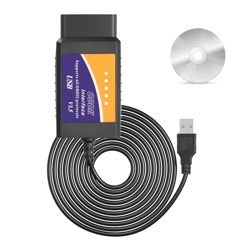 CERRXIAN ELM327 OBD2 USB Adapter
