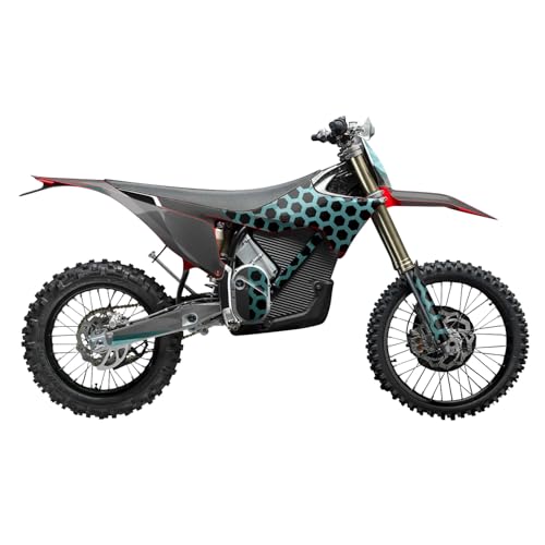 Image of Stark Varg MX 2023-2025 Graphics Kit Wrap - Hex Cyan - Varg MX Skin - Premium 3M Vinyl Protective Wrap Decal Cover - Easy to Apply | Crafted in The USA by MightySkins