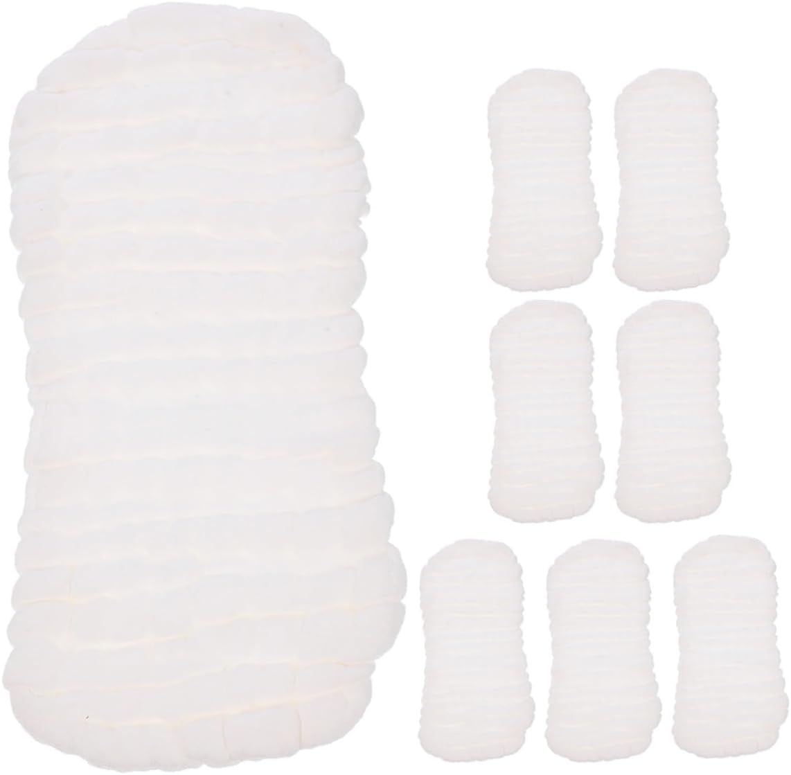 Abaodam 8pcs Cloth Diaper Liners Newborn Reusable Washable Cotton Inserts Breathable Absorption Soft Diaper Inserts for Sensitive Skin