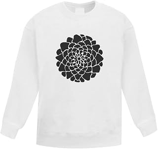 Azeeda 'Peony Flower' Kid's Sweatshirt/Jumper (9-11 Years) (KW00014356)
