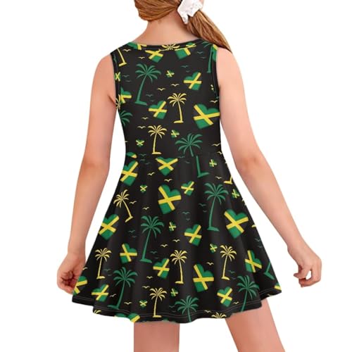 Cute Dress for Kids Girls Summer Midi Dresses Size 3-16 Knee Length Party Dress2