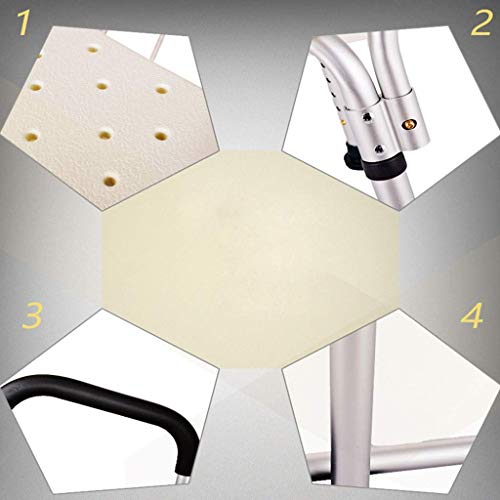 Chaise de douche réglable avec dossier et accoudoirs CHEWYNP - 7