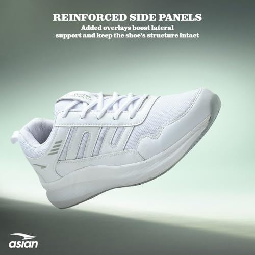 Image of ASIAN Men BOSS-02 Running and Casual Wear Running Shoes with Laces, Lightweight and Comfortable Shoes for Men & Boys, Ideal for Sports, Gym, Walking, and Daily Use