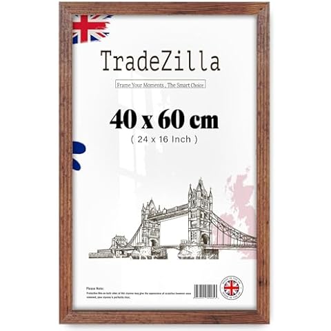 TradeZilla Rustic MDF Poster Frame 40x60cm Cover