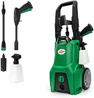 Turtle Wax TW120 | Multi-Purpose High-Pressure Washer | Compact Car and Home Cleaner with Power Jet Hose and Nozzle, 1600W