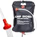 FeChiX Upgraded Solar Shower Bag for Camping 5 Gallons/20L Summer Shower Bag with Removable Hose and On-Off Switchable Shower Head Outdoor Shower Bag for Beach Swimming Outdoor Traveling Hiking