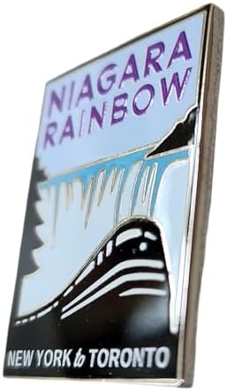 Amtrak Niagara Rainbow Route Lapel Pin – Collector Edition 1.5" Enamel Nickel Train Pin | Railroad Heritage Collectible image 5