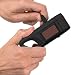 Rechargeable Flashlight with Solar Power & Hand Crank: High Lumen LED's, Tactical Grip, Mini Keychain Carabiner for EDC & Outdoor Camping (Tactical Black)