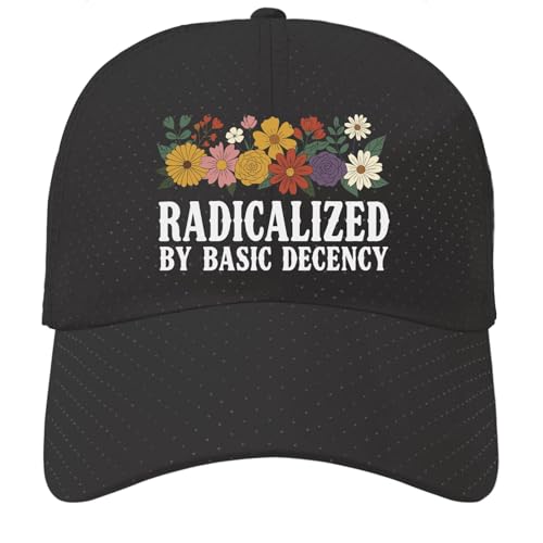 Radicalized by Basic Decency_ Golf Hat Outdoor Cap for Son