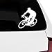 CYCLING - Bicycle Sport - Car, Truck, Notebook, Vinyl Decal Sticker #1208 | Vinyl Color: White