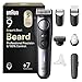 Braun Barttrimmer Series 9, Elektrischer Bartschneider Herren mit 7 Barber-Tools, Ultrascharfe ProBlade Klinge, 180 Min Akkulaufzeit, Kabelloser Bartrasierer, 52 Längen, Wasserdicht, BT9520, Chrom