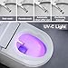 Smart Toilet with Bidet Built in, Bidet Toilet with Heated Seat and Night Light, One Piece Toilet for Bathroom, UV-C light, Foam Shield, Dual Flush - Manual Lid/Seat