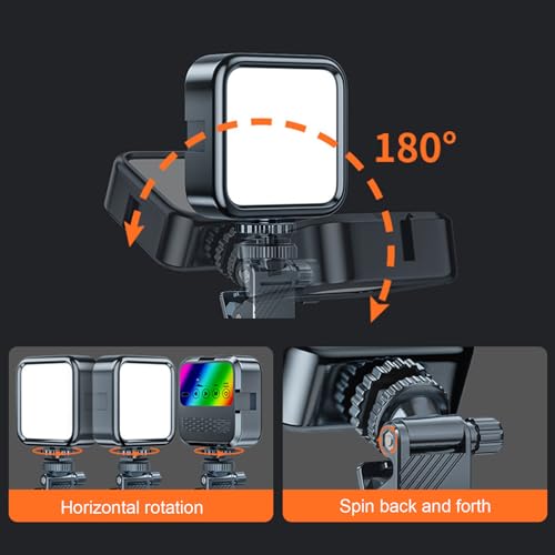 Luz LED de video para fotografía en cámara, tres colores, 3000 K a 6000 K, luz de llenado compatible con DSLR - imagen 7