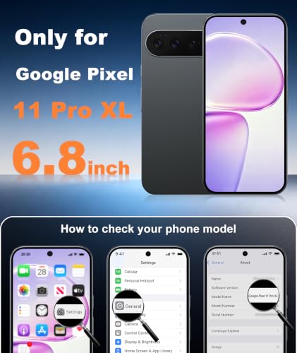 Image of FNTCASE for Google Pixel 11 Pro XL Case Purple: Compatible with MagSafe