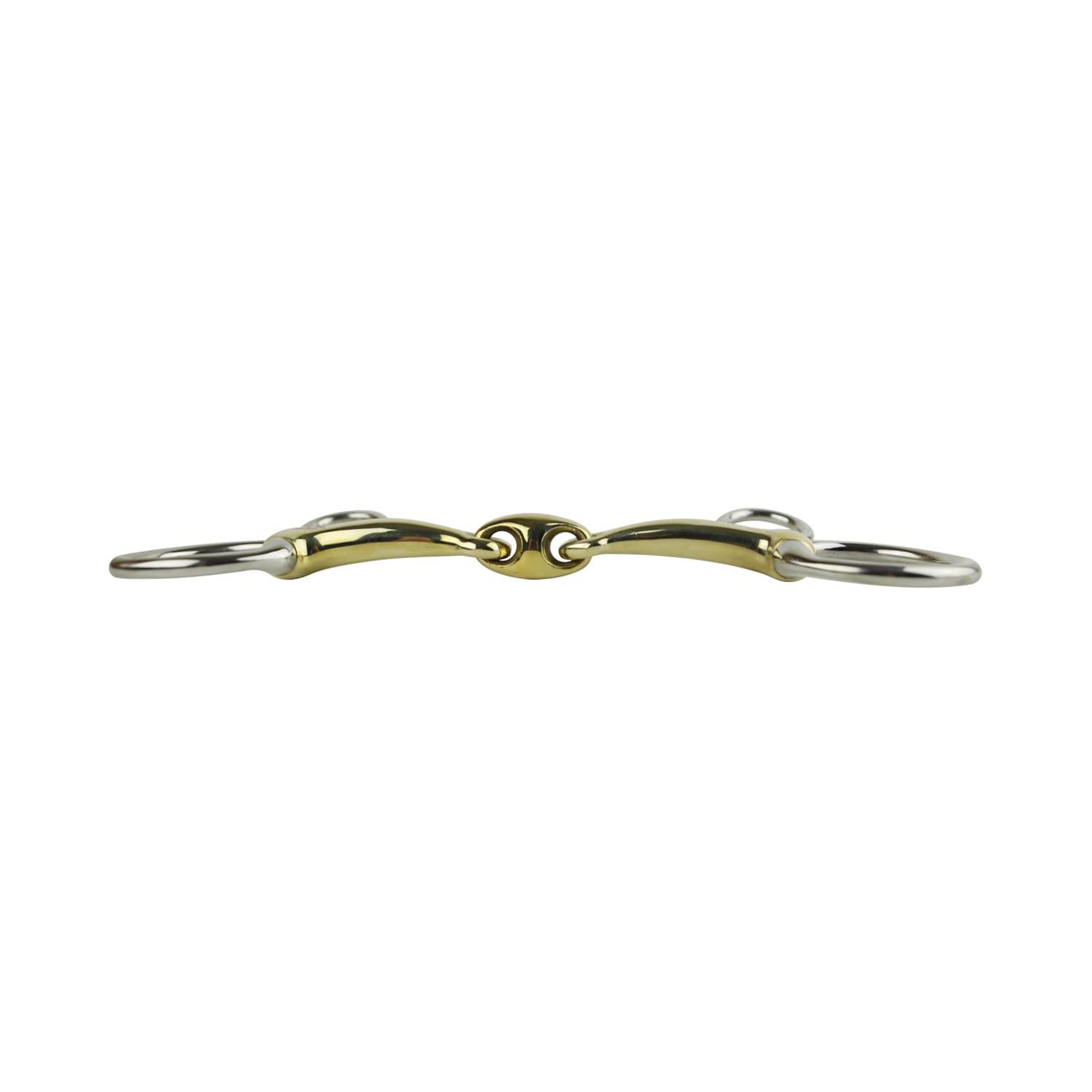 AK Mors d'équitation à joues suspendues Baucher avec losange en argent allemand Horse Bit AKRS-2616 (6.00'', German/Silver)