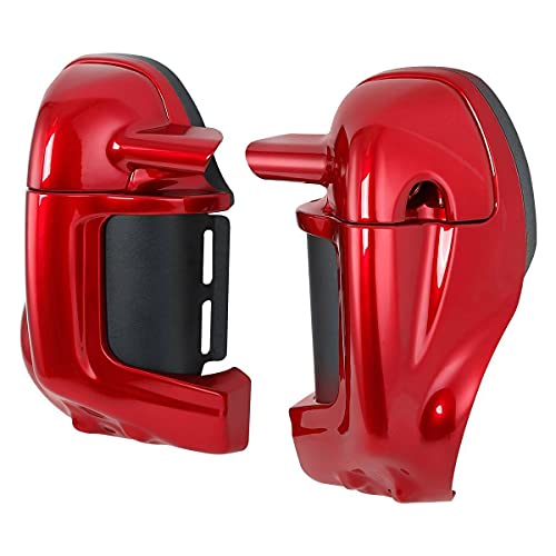 Cache-gants de carénage inférieur rouge de qualité supérieure pour FLHT FLHRC