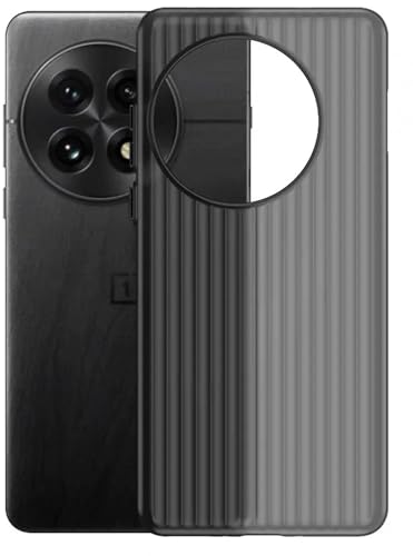 Image of Kapa Wave Frosted Grip Back Cover for OnePlus 13 | Ultra Slim [with Metal Buttons] Matte Finish Back Case (Grey)
