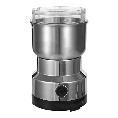 Elektrische Kaffeemaschine - 150 Watt 300 Ml Edelstahl Elektrische Kaffeemaschine Bohnenmühle Mixer für Küche Büro Heimgebrauch Körner