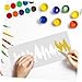 SEWACC 10pcs Christmas Tree Stencils for Painting Craft Templates for Holiday Decor Easy to Clean Drawing Tools for Walls Canvas and More