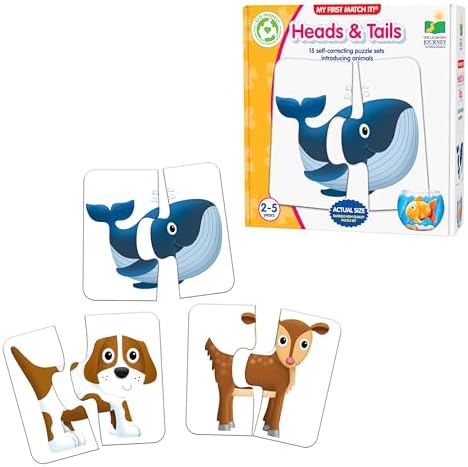 The Learning Journey My First Match It - Head and Tails - 15 Self-Correcting Animal Matching Puzzles