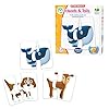 The Learning Journey: My First Match It! - Head and Tails - 15 Self-Correcting Animal Memory Matching Puzzles Games - Educational Activities for Learning - Preschoolers Age 2-5 - Award Winning Toys