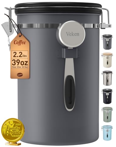 Veken 39oz Large Coffee Canister