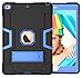 Price comparison product image SYNTAKS iPad 10.2 2020/2019 Case,iPad 8th Generation Case,iPad 7th Generation Case,Slim Heavy Duty Shockproof Rugged High Impact Protective Case for iPad 10.2 inch 2020/2019 (black+blue)