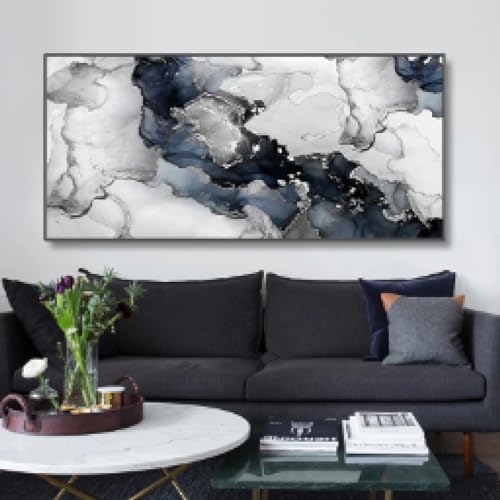 Photo art mural abstrait gris argent pour une ambiance cosy de salon