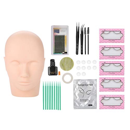 Kit d'extension de cils pour formation faux cils et pratique maquillage 11 pièces