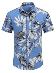 Sky Blue / White Leaf