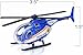 ArtCreativity Diecast Helicopter Toy - Pack of 4 - Police, Fire Engine, EMS, and Military Diecast Toy Choppers with Spinning Propellers, Birthday Party Favors for Boys and Girls