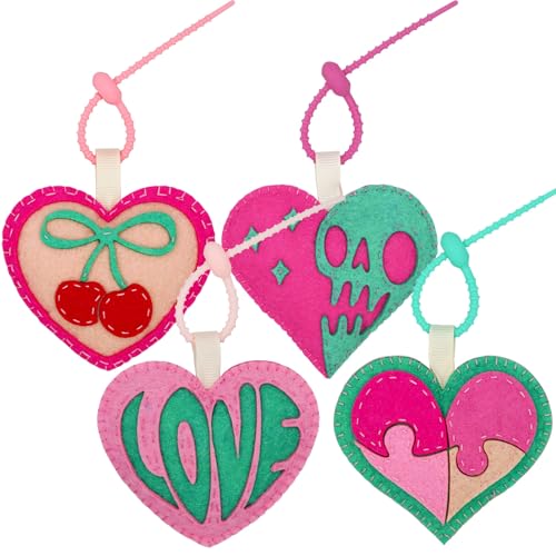 Mefatus Sewing Kit for Adults Keychain Making Kit Embroidery Crafts