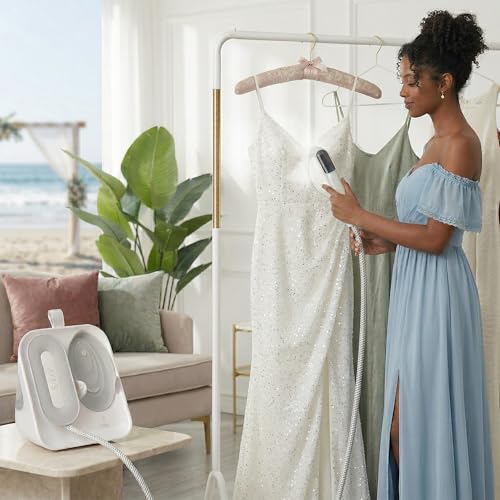 SALAV DuoPress Smart Deluxe Steam Station, Garment Steamer & Iron, 6ft Extra-Long Hose, Auto-Off Safety, Digital Display, 7 Steam Levels, 1.1L Water Tank, Dry Iron Mode & Steam Burst by SALAV - Image 2