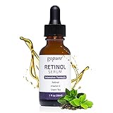 goPure Retinol Serum For Face - Retinol Serum with Vitamin E and Green Tea - Pore Minimizer & Dark Spot Remover for Face - Anti Aging Retinol Face Serum to Improve Fine Lines and Wrinkles, 1oz
