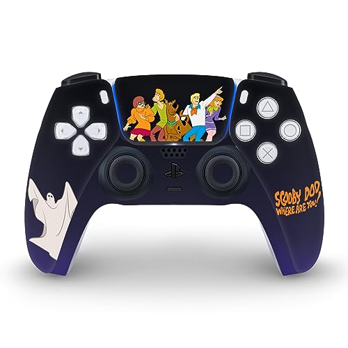 Graphismes vinyle plaque frontale autocollant PS5 Scooby-Doo Head Case Designs, le cadeau de jeu - 4