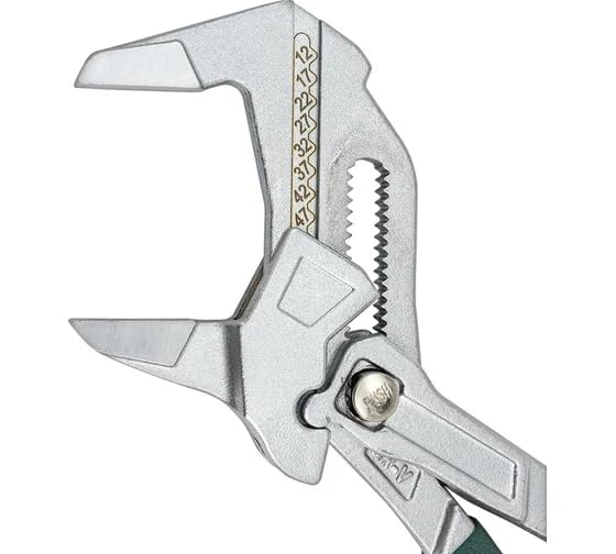 Image of Water Pump Pliers, 250mm, Rubber Grip Handle, Professional Grade, Grey and Black