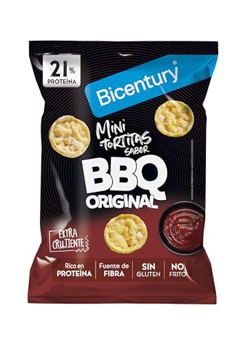 Bicentury Mini Tortitas de Lenteja sabor Barbacoa – Sin Gluten.