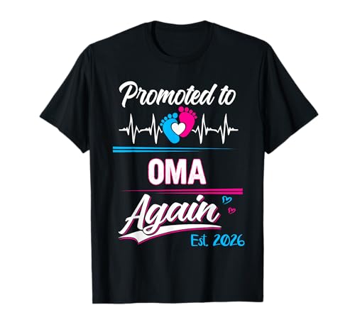 Promovido a Oma Again Est 2026 Anuncio de embarazo Camiseta