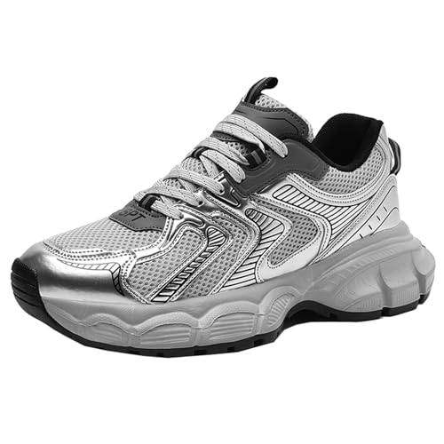 Baskets pour homme CUTEHEELS avec semelle épaisse structurée au design épuré