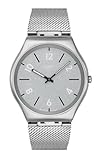 Swatch Skin Irony 42 Unisex Casual Orologio Acciaio inossidabile Quarzo Impermeabile, grigio.