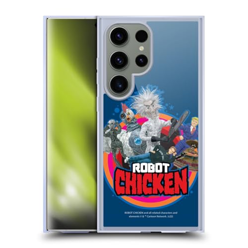 Coque Samsung S24 Ultra MagSafe Robot Chicken Head Case Coque en gel souple antichoc
