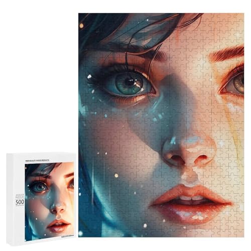 Rompecabezas de adultos Dual Gaze Art 500 piezas, el regalo ideal para amigos