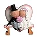 Produktbild mopec Y460  Figur Kuchen, Motiv Brautpaar Pit & Pita auf Einer Bank, 15,5 cm
